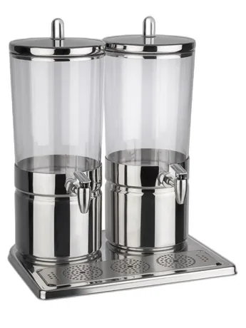 Top Fresh Stainless Juice Dispenser Duo - 42 x 32cm