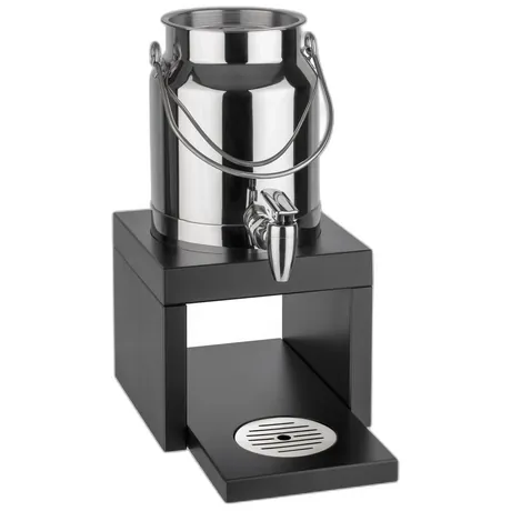 Bridge Milk Dispenser Dark Wood Colour - 31 x 20cm