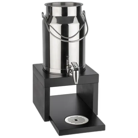 Bridge Milk Dispenser Dark Wood Colour - 39 x 22cm