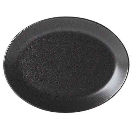Graphite Oval Plate
