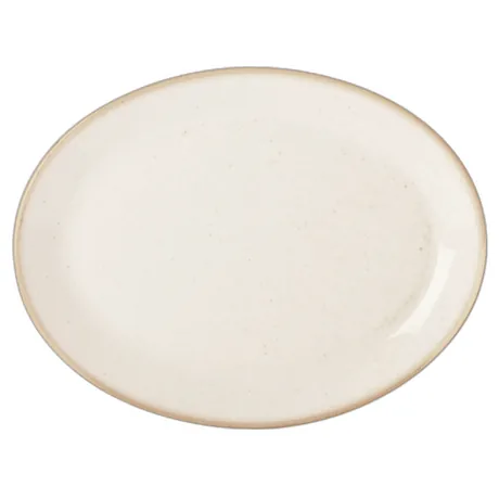 Oatmeal Oval Plate