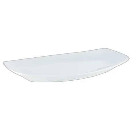 Porcelite Convex Oval Plate - 28 x 16cm / 11" x 6.25"
