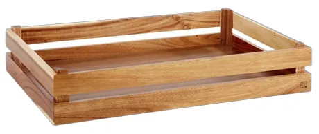 Superbox Buffet Box GN 1/1 Acacia Wood (Oak) - 55.5 x 35cm x 10.5cm