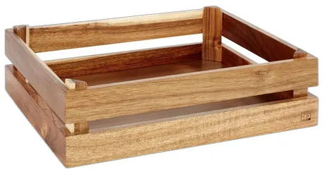 Superbox Buffet Box GN 1/2 Acacia Wood (Oak) - 35 x 29cm x 10.5cm