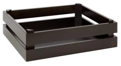 Superbox Buffet Box GN 1/2 Acacia Wood (Dark Wood) - 35 x 29cm x 10.5cm