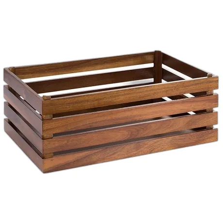 Superbox Buffet Box GN 1/1 Acacia Wood (Oak) - 55.5 x 35cm x 20cm