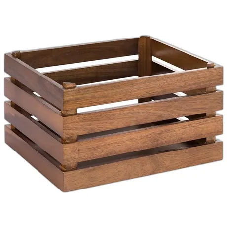 Superbox Buffet Box GN 1/2 Acacia Wood (Oak) - 35 x 19cm x 20cm