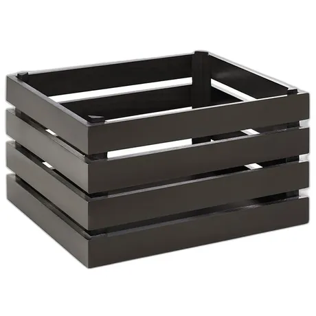 Superbox Buffet Box GN 1/2 Acacia Wood (Dark Wood) - 35 x 19cm x 20cm