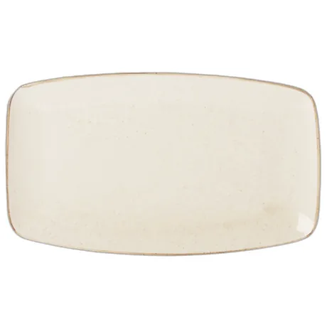 Oatmeal Rectangular Plate