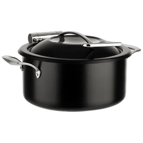 4 Piece Black Chafing Dish Set - 4l