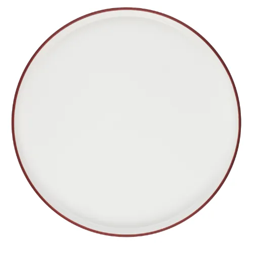 Modest Maroon Signature Plate
