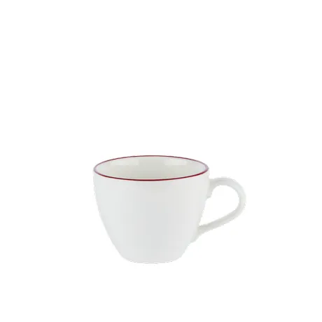 Modest Maroon Tea Cup