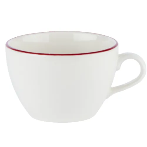 Modest Maroon Cappuccino Cup
