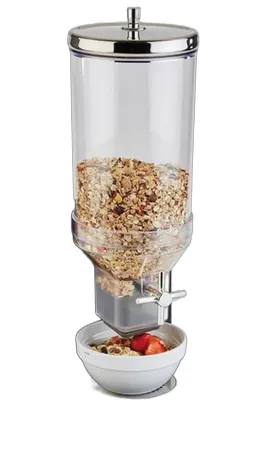 Bridge Cereal Dispenser Dark Wood - 21 x 20cm