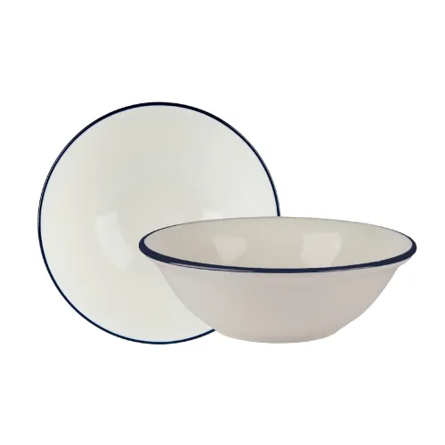 Modest Navy Oatmeal Bowl