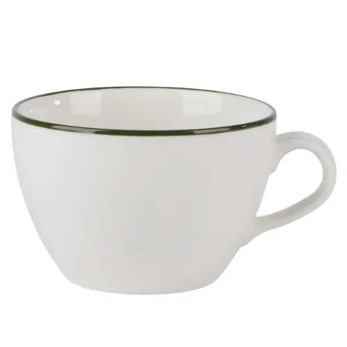 Modest Green Cappuccino Cup
