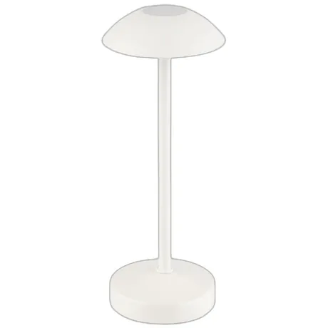 Alva White Table Lamp - 8cm
