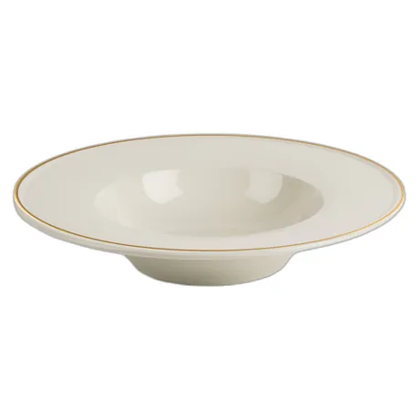 Line Gold Band Pasta Plate