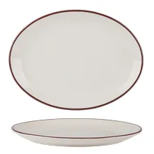 Modest Brown Oval Platter
