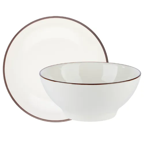 Modest Brown Footed Bowl