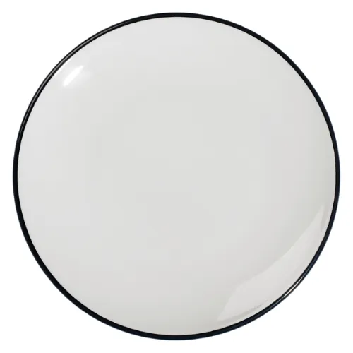 Modest Black Coupe Plate
