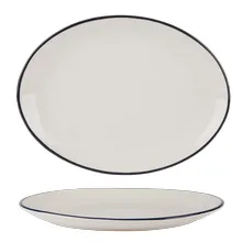 Modest Black Oval Platter