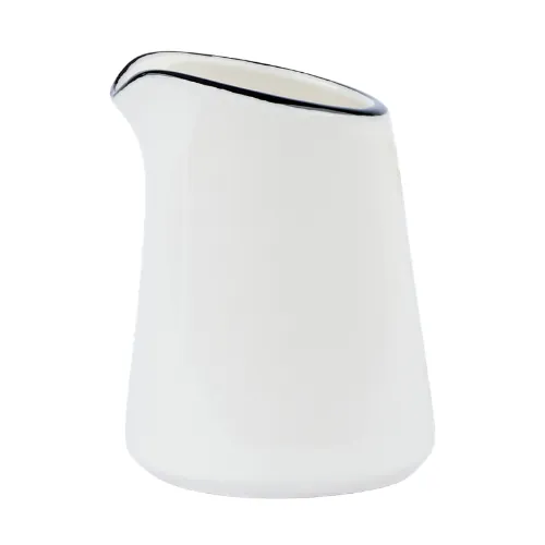 Modest Black Unhandled Jug