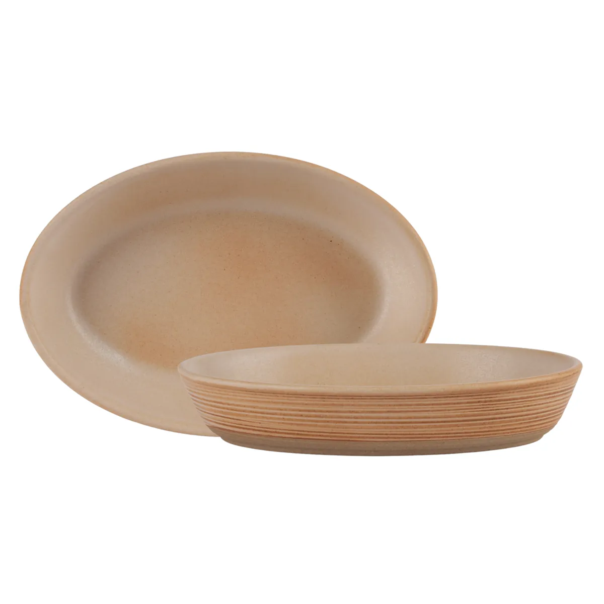 Taupe Oval Dish - 21 x 14cm / 20.25" x 5.5"