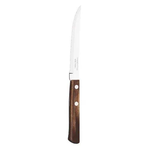 Medium Steak Knife Polywood Brown Dozen