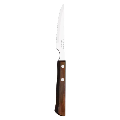 Medium Steak Knife Polywood Brown Dozen