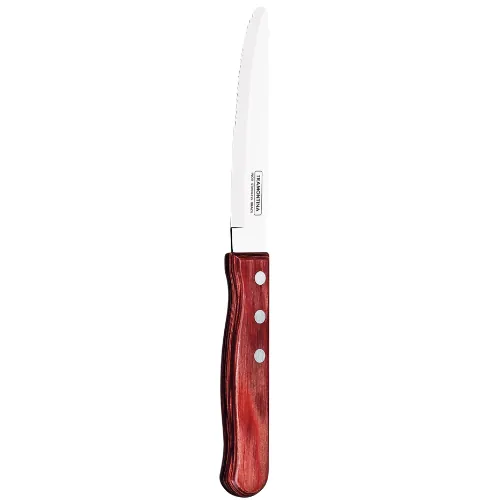 Jumbo Steak Knife (Round Tip) Polywood Red Dozen
