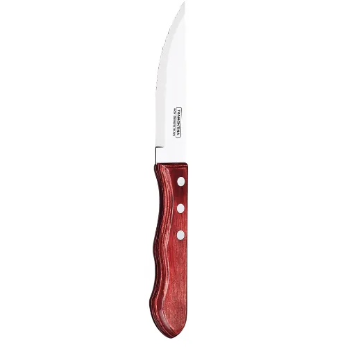 Jumbo Steak Knife (Point Tip) Polywood Red Dozen