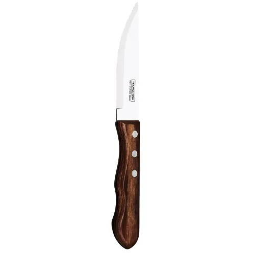 Jumbo Steak Knife (Point Tip) Polywood Brown Dozen