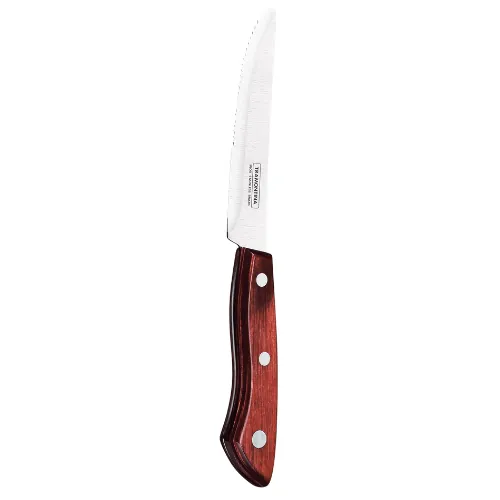 Trigger Jumbo Steak Knife (Round Tip) Polywood Red Dozen