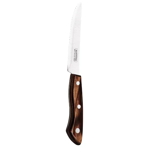 Trigger Jumbo Steak Knife Polywood Brown Dozen