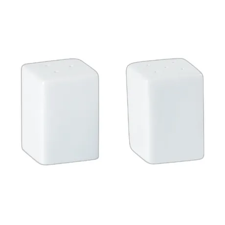 Porcelite Square Pepper Pot - 5.5cm / 2.5"