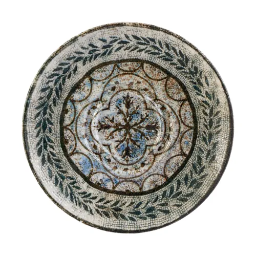 Mosaic Double Well Saucer