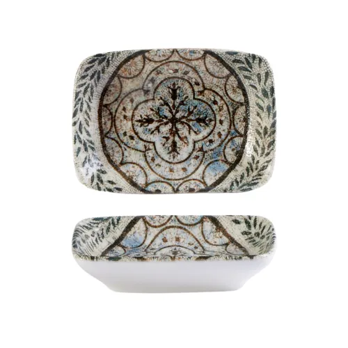 Mosaic Rectangular Dip Dish