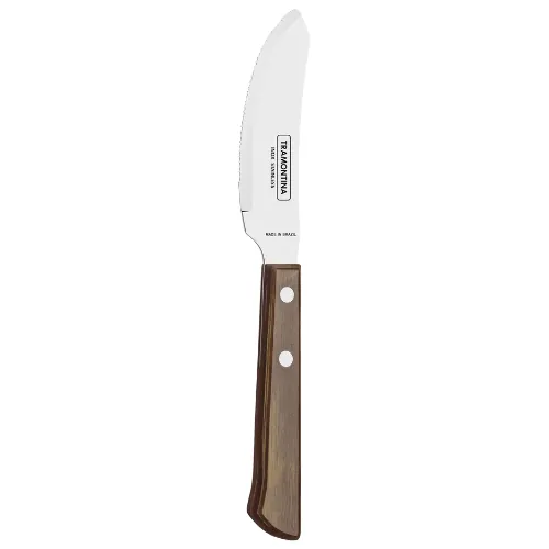 Plain Bladed Pizza Knife Polywood Brown Dozen