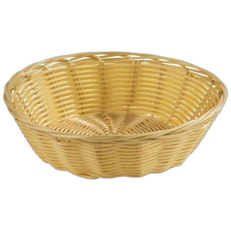Basic Round Light Beige Basket - 20cm /
