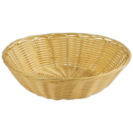 Basic Round Light Beige Basket - 25cm