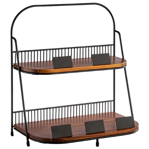 2-Tier Buffet Display Stand, Complete with 11 Pieces