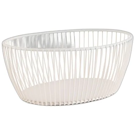 Svart White Basket - 20 x 15cm
