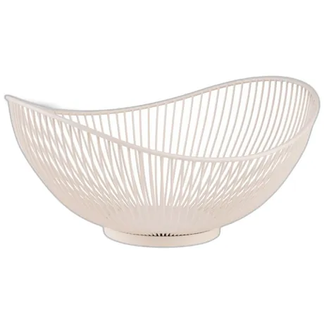 Svart White Basket - 29.5 x 25.2cm