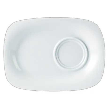 Porcelite Rectangular Gourmet Plate - 24 x 18cm / 9.5" x 7"