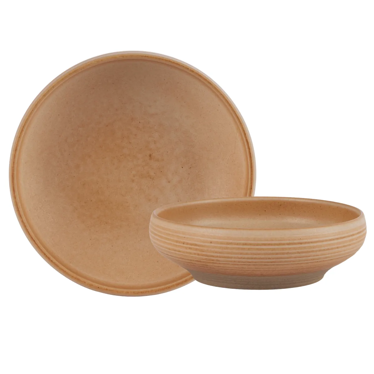 Taupe Low Bowl - 14.5cm / 5.75"