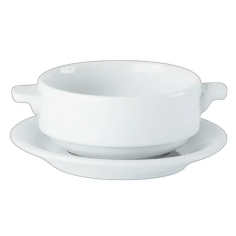 Porcelite Lugged Soup Cup
