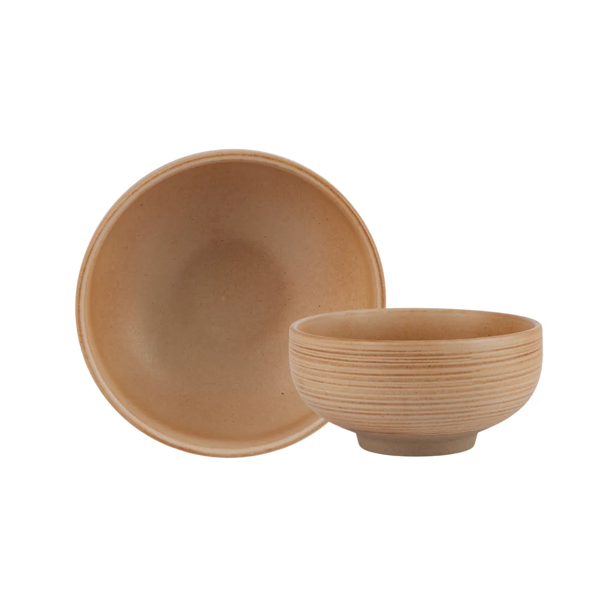 Taupe Footed Dip Bowl - 7cm / 2.75"
