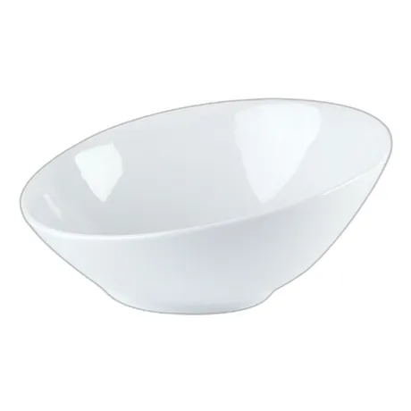 Porcelite Angled Bowl