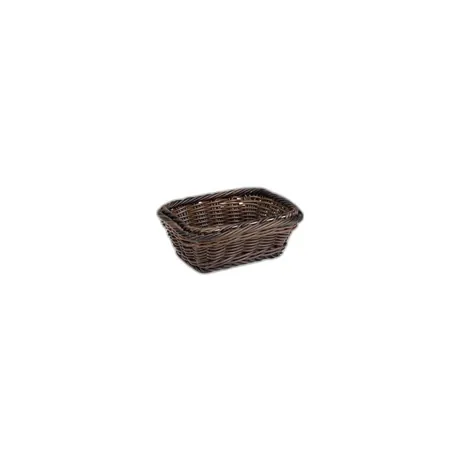 GN 1/6 Bread / Buffet Basket Dark Brown - 17.5 x 17 x 7cm
